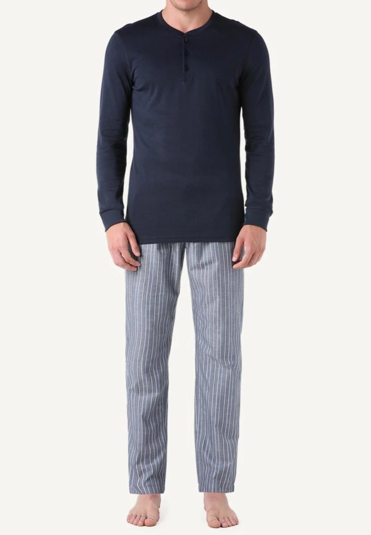 Intimissimi Herren Nachtwäsche Shirt - Blue 3 Intimissimi Herren Nachtwäsche Shirt - Blue