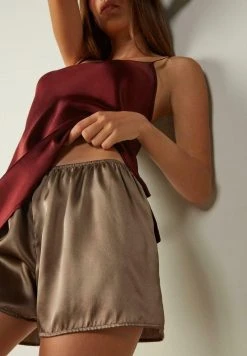 Intimissimi Damen Nachtwäsche Hose - Braun Walnut Brown -INTIMISSIMI Verkäufe 536f6687c78b41d6ac4d2def8ac8fa50