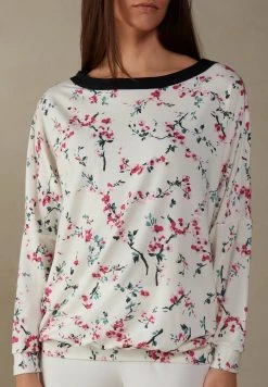 Intimissimi Damen BLOOM&BLOSSOM - Nachtwäsche Shirt - Powder White