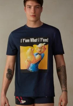 Intimissimi Herren POPEYE I Y'AM WHAT I Y'AM - T-Shirt Print - Nachtblau