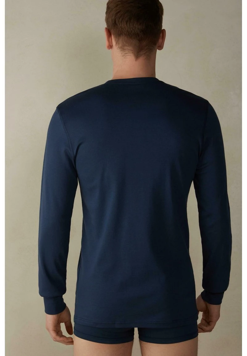 Intimissimi Herren Nachtwäsche Shirt - Denimblau 4 Intimissimi Herren Nachtwäsche Shirt - Denimblau – Bild 2