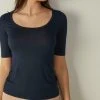 Intimissimi Damen MIT KREISAUSSCHNITT - Unterhemd/-shirt - Blu Intenso 2 Intimissimi Damen MIT KREISAUSSCHNITT - Unterhemd/-shirt - Blu Intenso -INTIMISSIMI Verkäufe 578e9a2c7180491c84cee34758a6021c