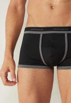 Intimissimi Herren SUPIMA STRETCH - Panties - Schwarz - 385i - Black/graphite Blend