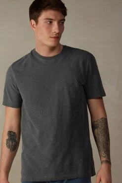 Intimissimi Herren T-Shirt Basic - Schwarz