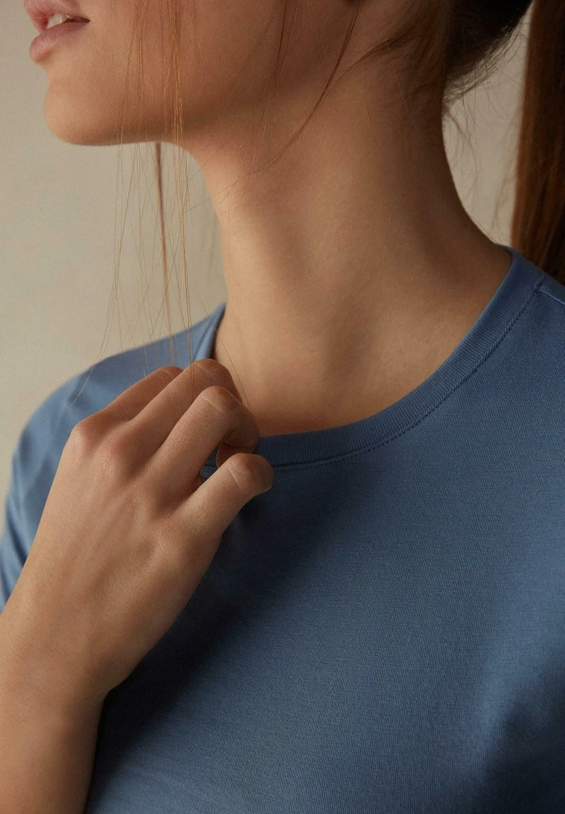 Intimissimi Damen MIT STRETCHANTEIL - Unterhemd/-shirt - Babyblau 5 Intimissimi Damen MIT STRETCHANTEIL - Unterhemd/-shirt - Babyblau – Bild 3