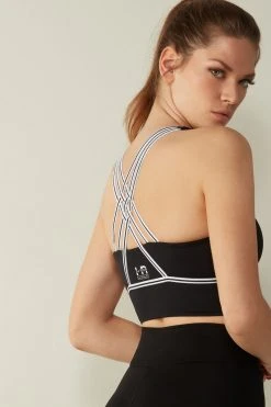 Intimissimi Damen MIT INNENSEITE AUS SUPIMA - Sport-BH Mit Mittlerer Stützkraft - Schwarz Black/white 11 Intimissimi Damen MIT INNENSEITE AUS SUPIMA - Sport-BH Mit Mittlerer Stützkraft - Schwarz Black/white -INTIMISSIMI Verkäufe 59093d06f09e4dc3bbc543139678b91e