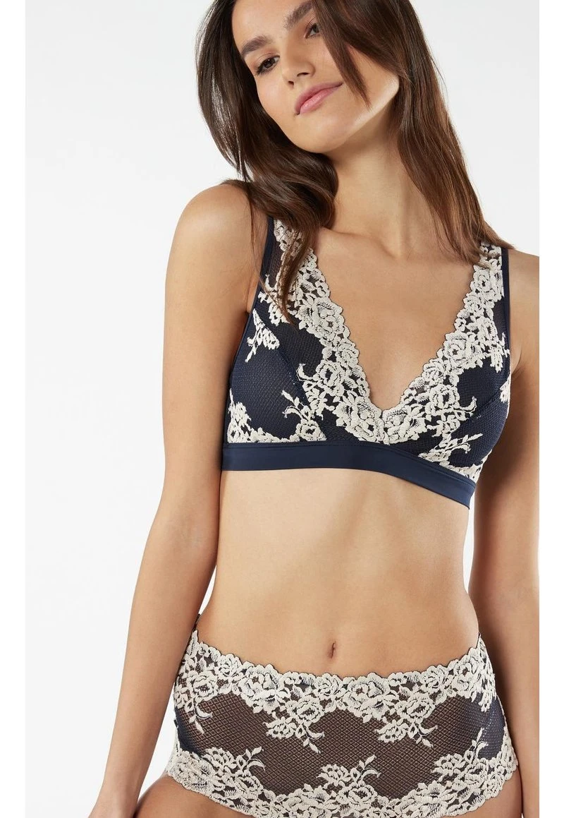 Intimissimi Damen TRIANGEL SPITZE PRETTY FLOWERS - Triangel BH - Multifarben - 347i - Blu Intenso/vanilla 3 Intimissimi Damen TRIANGEL SPITZE PRETTY FLOWERS - Triangel BH - Multifarben - 347i - Blu Intenso/vanilla