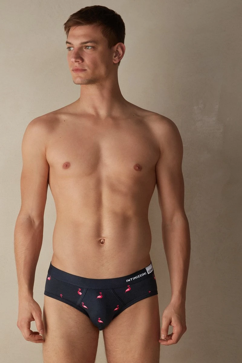 Intimissimi Herren Slip - Flamingo Blu Notte 3 Intimissimi Herren Slip - Flamingo Blu Notte