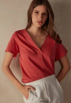 Intimissimi Damen DE MANGA CORTA Y ESCOTE DE PICO DE SUPIMA® ULTR - T-Shirt Basic - Rosa Würzig 10 Intimissimi Damen DE MANGA CORTA Y ESCOTE DE PICO DE SUPIMA® ULTR - T-Shirt Basic - Rosa Würzig -INTIMISSIMI Verkäufe 5d9217c0de7549ccafd1209e0e9b17fc