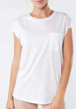 Intimissimi Damen HALBARM - Nachtwäsche Shirt - White
