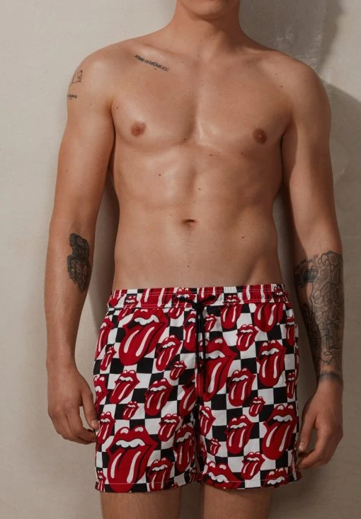 Intimissimi Herren PEGASO ROLLING STONES SCHACH/ZUNGE - Badeshorts - Karomuster Weiss Schwarz Zungen 7 Intimissimi Herren PEGASO ROLLING STONES SCHACH/ZUNGE - Badeshorts - Karomuster Weiss Schwarz Zungen -INTIMISSIMI Verkäufe 610a3a690365431bacbaa96620735320