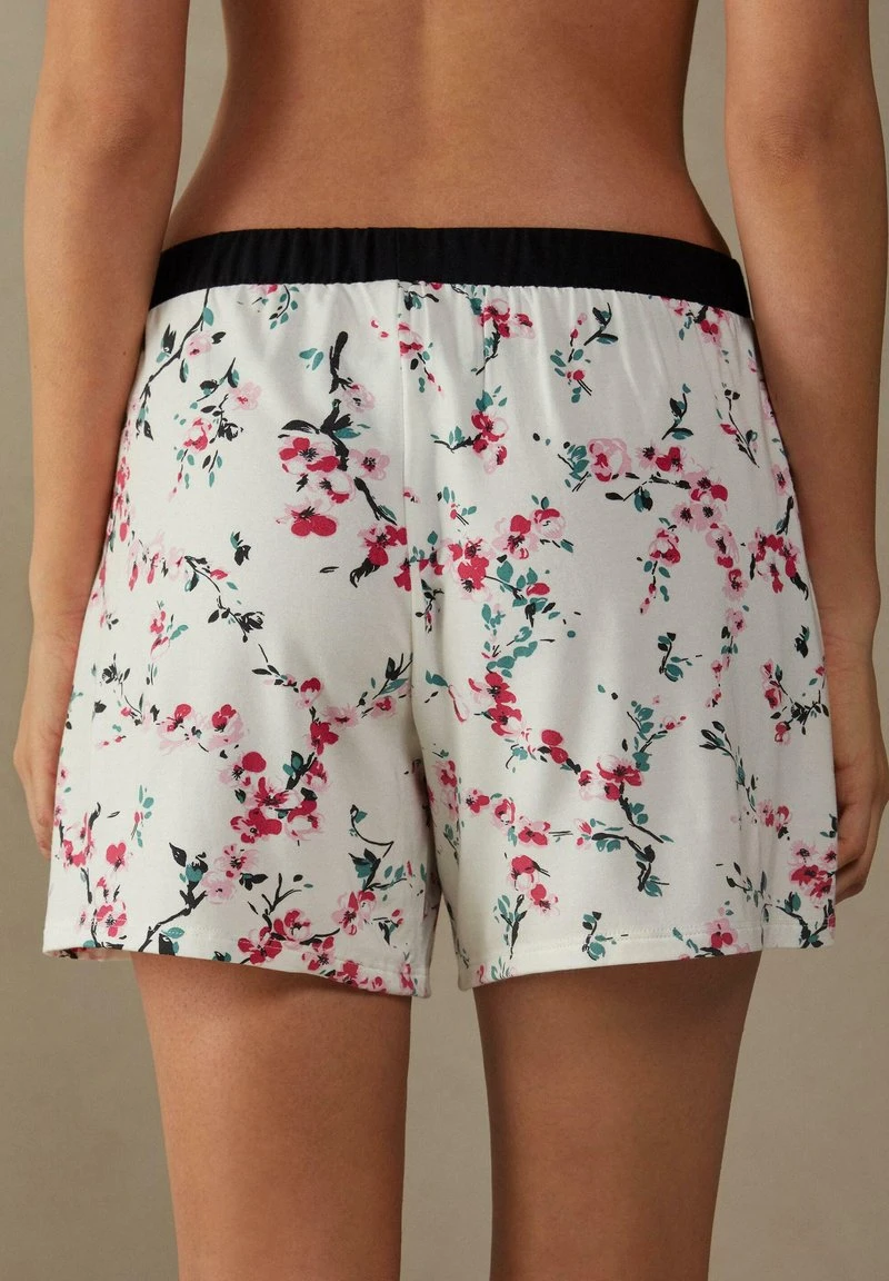 Intimissimi Damen Shorts - Weiß Powder White Flower Print 4 Intimissimi Damen Shorts - Weiß Powder White Flower Print – Bild 2