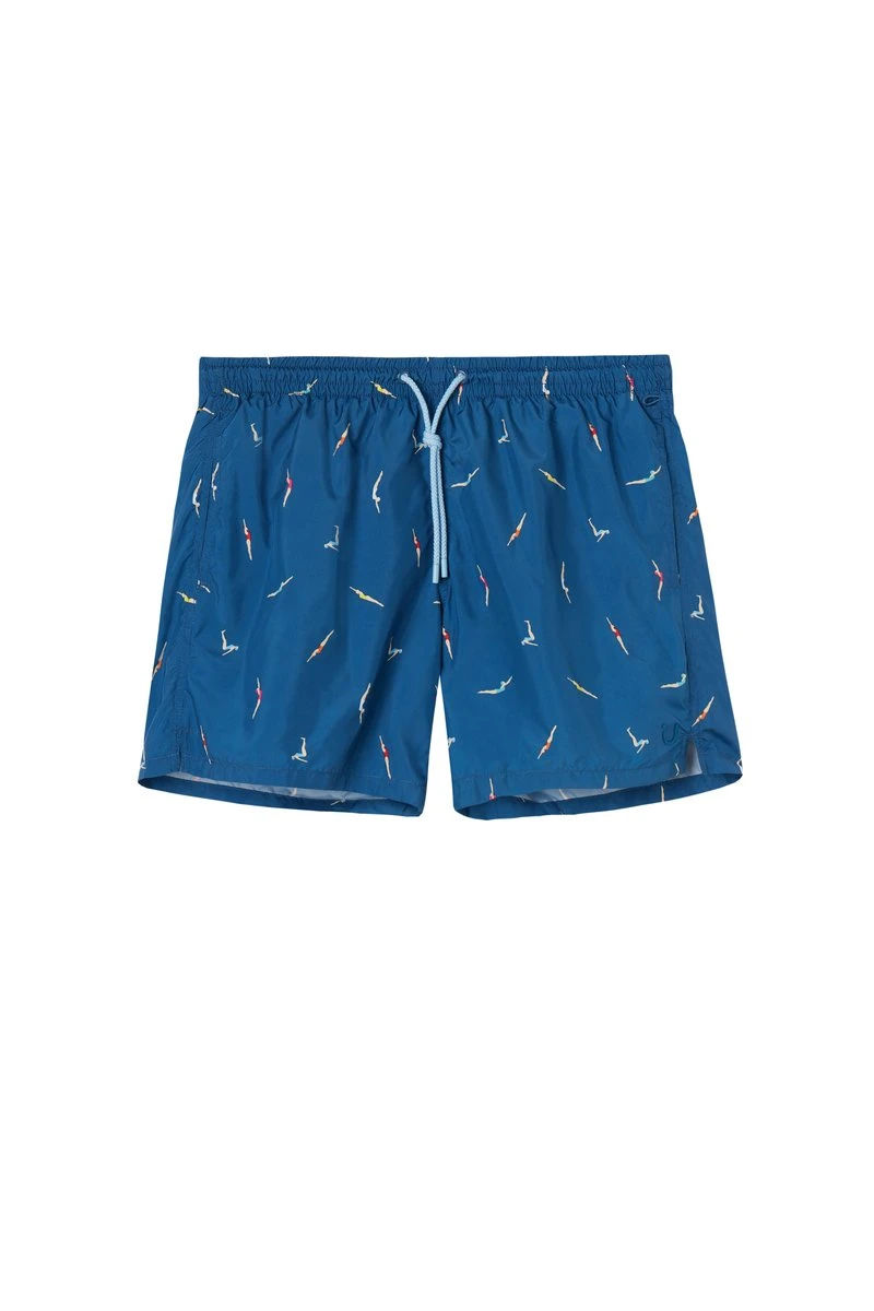 Intimissimi Herren Badeshorts - Blue Diving Print 7 Intimissimi Herren Badeshorts - Blue Diving Print – Bild 5