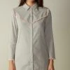 Intimissimi Damen Nachthemd - Grau Light Grey Blend