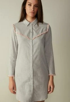 Intimissimi Damen Nachthemd - Grau Light Grey Blend