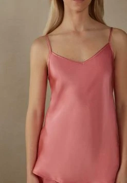 Intimissimi Damen Nachtwäsche Shirt - Hellrosa Bonbon Pink