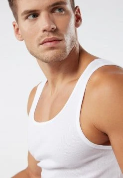 Intimissimi Herren TOP AUS GERIPPTER SUPIMA-BAUMWOLLE - Unterhemd/-shirt - Bianco -INTIMISSIMI Verkäufe 6bc6c78953b64376a84e9fcf1be6b742