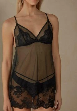 Intimissimi Damen Nachthemd - Schwarz