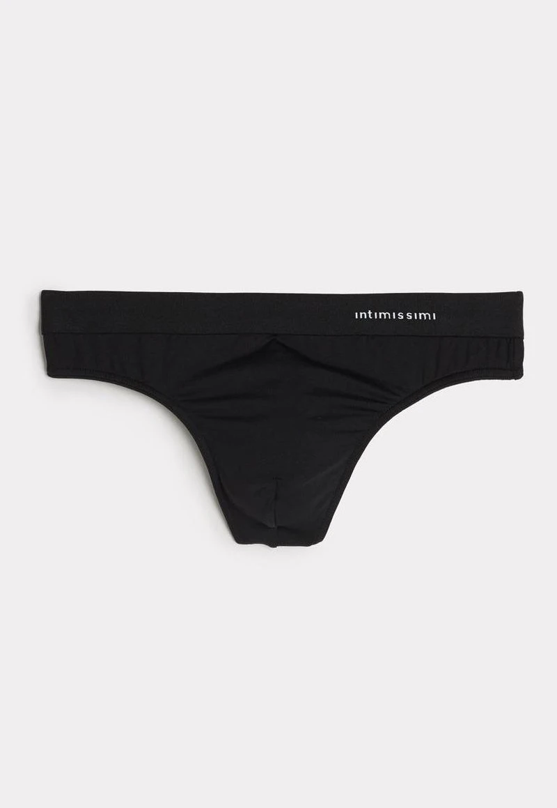 Intimissimi HERREN-STRING-TANGA AUS MIKROFASER MIT LOGO - Slip - Nero 6 Intimissimi HERREN-STRING-TANGA AUS MIKROFASER MIT LOGO - Slip - Nero – Bild 4
