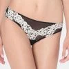 Intimissimi Damen TANGA PRETTY FLOWERS - String - Black