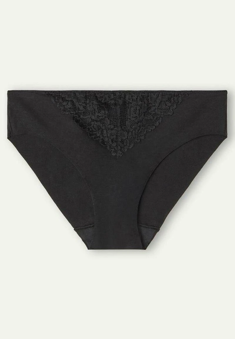 Intimissimi Damen MIT OFFENEN KANTEN PRETTY FLOWERS - Slip - Schwarz Black 6 Intimissimi Damen MIT OFFENEN KANTEN PRETTY FLOWERS - Slip - Schwarz Black – Bild 4