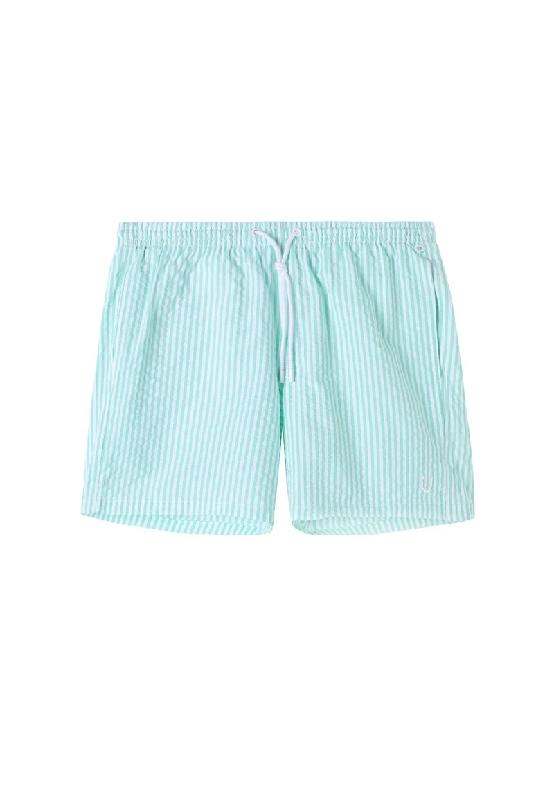 Intimissimi Herren SCHWIMMEN GESTREIFTER DRUCK - Badeshorts - White Light Aqua Green 7 Intimissimi Herren SCHWIMMEN GESTREIFTER DRUCK - Badeshorts - White Light Aqua Green – Bild 5