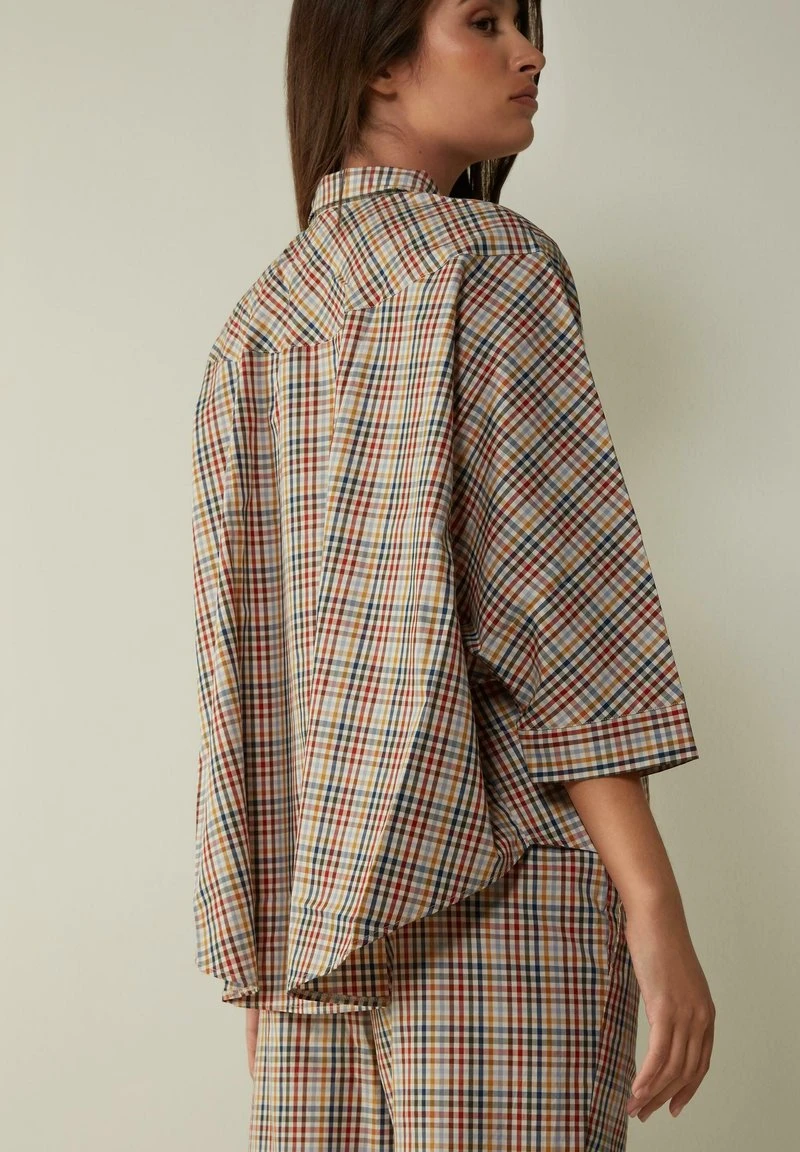 Intimissimi Damen Nachtwäsche Shirt - Multifarben - 738i - Autumn Check 4 Intimissimi Damen Nachtwäsche Shirt - Multifarben - 738i - Autumn Check – Bild 2