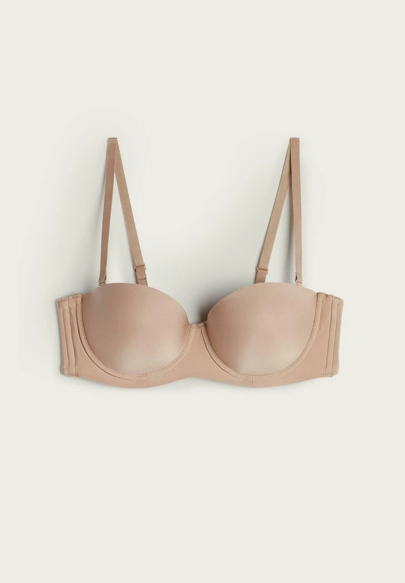 Intimissimi Damen Trägerloser/variabler BH - Natürlich Soft Beige 7 Intimissimi Damen Trägerloser/variabler BH - Natürlich Soft Beige – Bild 5