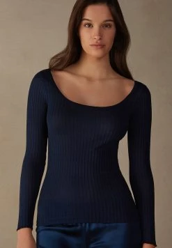 Intimissimi Damen Strickpullover - Intensivblau