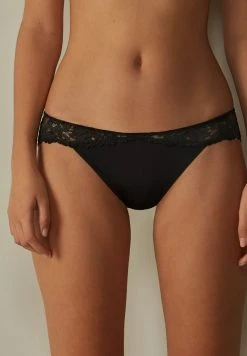 Intimissimi Damen SLIP PRETTY FLOWERS - Slip - Schwarz - Black