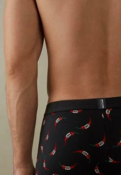 Intimissimi Herren MIT CHILISCHOTEN-PRINT AUS ELASTISCHER - Panties - Schwarz -INTIMISSIMI Verkäufe 7d665b92a21a48b1beb0aee561f7fe67