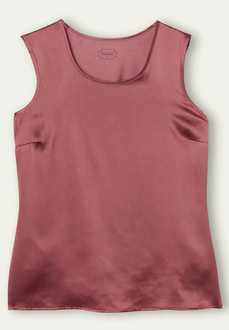 Intimissimi Damen RUNDHALS-TOP MIT BREITEN SCHULTERN AUS SEIDE UND MODAL - Nachtwäsche Shirt - Rosa Dusty Pink 6 Intimissimi Damen RUNDHALS-TOP MIT BREITEN SCHULTERN AUS SEIDE UND MODAL - Nachtwäsche Shirt - Rosa Dusty Pink – Bild 4