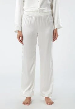 Intimissimi Damen LANGE HOSE AUS SATIN UND SEIDE - Nachtwäsche Hose - Talcum Powder