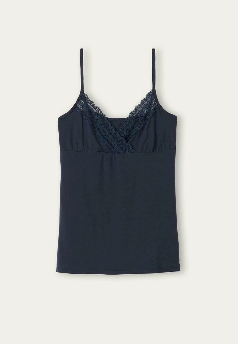 Intimissimi Damen Unterhemd/-shirt - Blau Intense Blue 6 Intimissimi Damen Unterhemd/-shirt - Blau Intense Blue – Bild 4