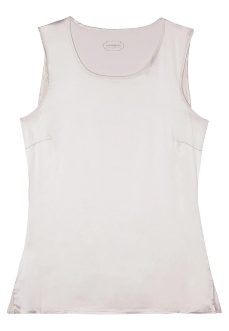 Intimissimi Damen RUNDHALS-TOP MIT BREITEN SCHULTERN AUS SEIDE UND MODAL - Nachtwäsche Shirt - Off-white 8 Intimissimi Damen RUNDHALS-TOP MIT BREITEN SCHULTERN AUS SEIDE UND MODAL - Nachtwäsche Shirt - Off-white – Bild 6