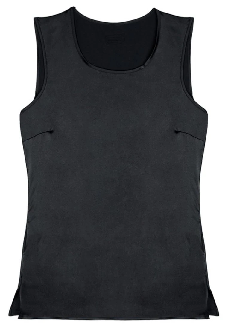 Intimissimi Damen RUNDHALS-TOP MIT BREITEN SCHULTERN AUS SEIDE UND MODAL - Nachtwäsche Shirt - Black 8 Intimissimi Damen RUNDHALS-TOP MIT BREITEN SCHULTERN AUS SEIDE UND MODAL - Nachtwäsche Shirt - Black – Bild 6