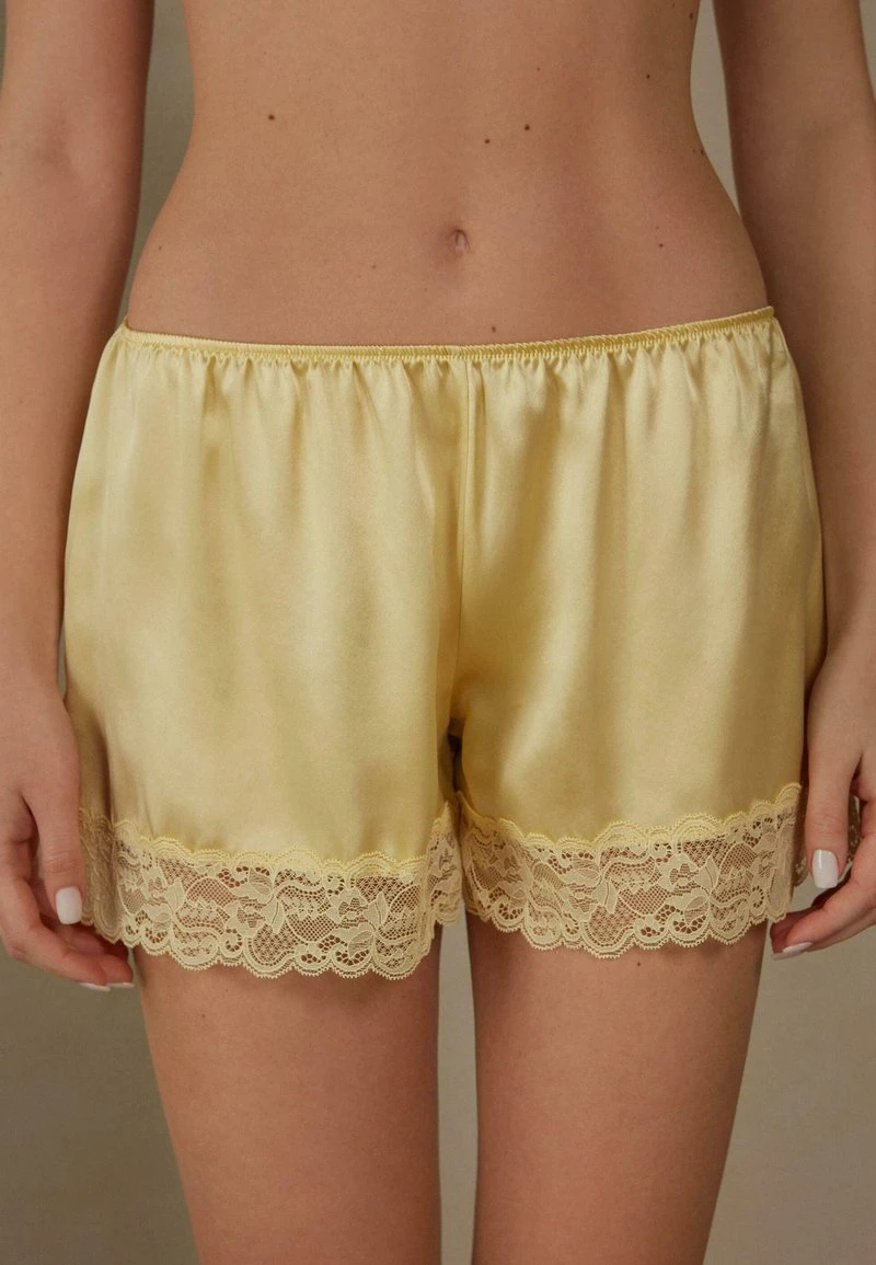 Intimissimi Damen Nachtwäsche Hose - Gelb Pastel Yellow 3 Intimissimi Damen Nachtwäsche Hose - Gelb Pastel Yellow