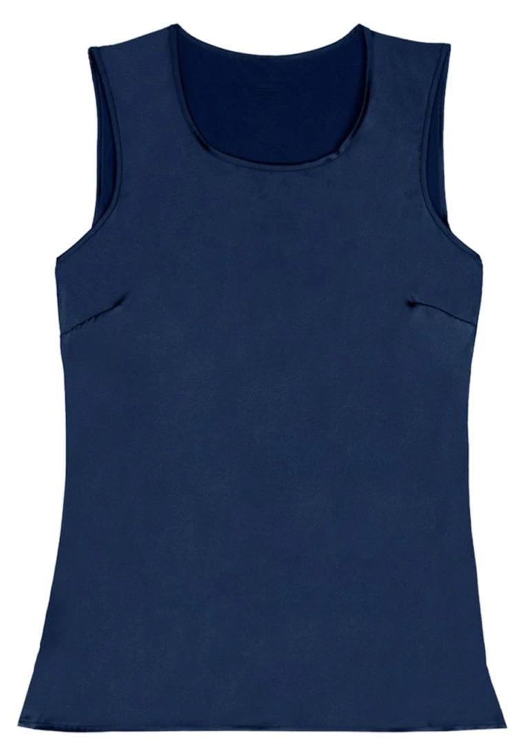 Intimissimi Damen RUNDHALS-TOP MIT BREITEN SCHULTERN AUS SEIDE UND MODAL - Nachtwäsche Shirt - Deep Blue 8 Intimissimi Damen RUNDHALS-TOP MIT BREITEN SCHULTERN AUS SEIDE UND MODAL - Nachtwäsche Shirt - Deep Blue – Bild 6