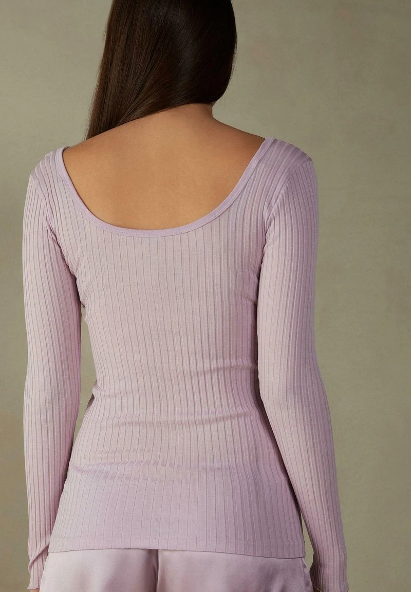 Intimissimi Damen Strickpullover - Hellrosa Lilac Orchid 4 Intimissimi Damen Strickpullover - Hellrosa Lilac Orchid – Bild 2