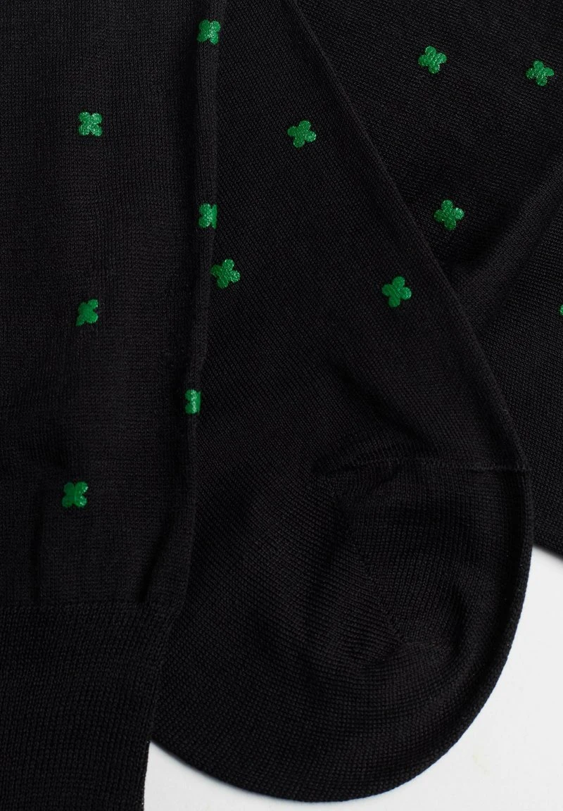 Intimissimi Herren Socken - Schwarz/black Four Leaf Clover Print 4 Intimissimi Herren Socken - Schwarz/black Four Leaf Clover Print – Bild 2