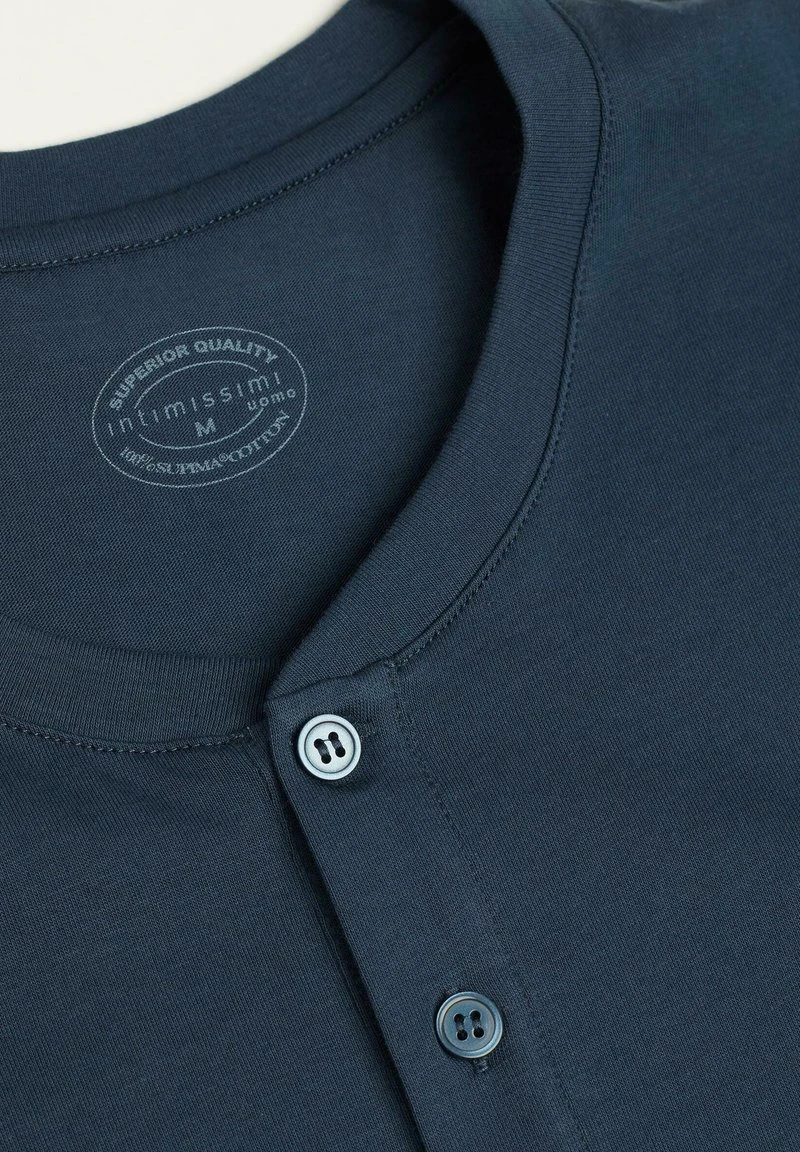 Intimissimi Herren Nachtwäsche Shirt - Denimblau 7 Intimissimi Herren Nachtwäsche Shirt - Denimblau – Bild 5