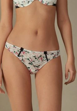 Intimissimi Damen BRAZILIAN-SLIP BLOOM&BLOSSOM - Slip - Powder White Flower Print