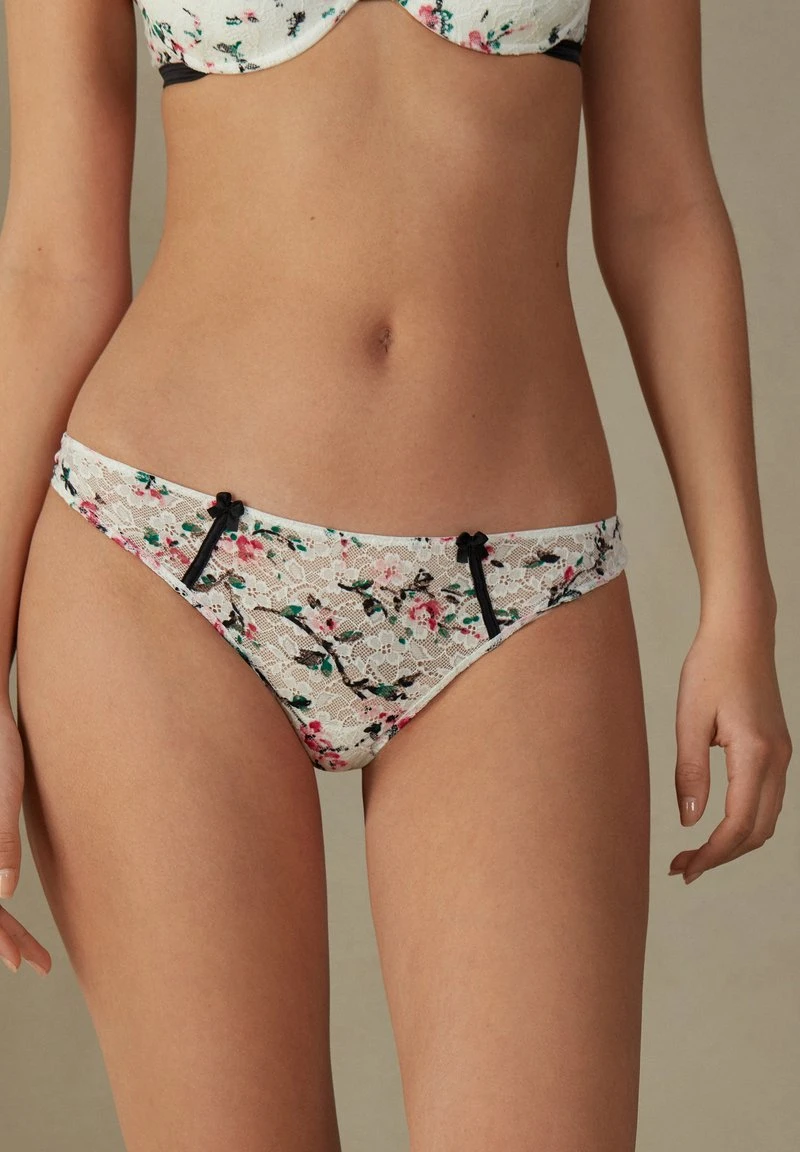 Intimissimi Damen BRAZILIAN-SLIP BLOOM&BLOSSOM - Slip - Powder White Flower Print 3 Intimissimi Damen BRAZILIAN-SLIP BLOOM&BLOSSOM - Slip - Powder White Flower Print