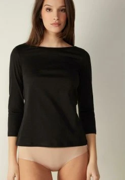 Intimissimi Damen Langarmshirt - Nero