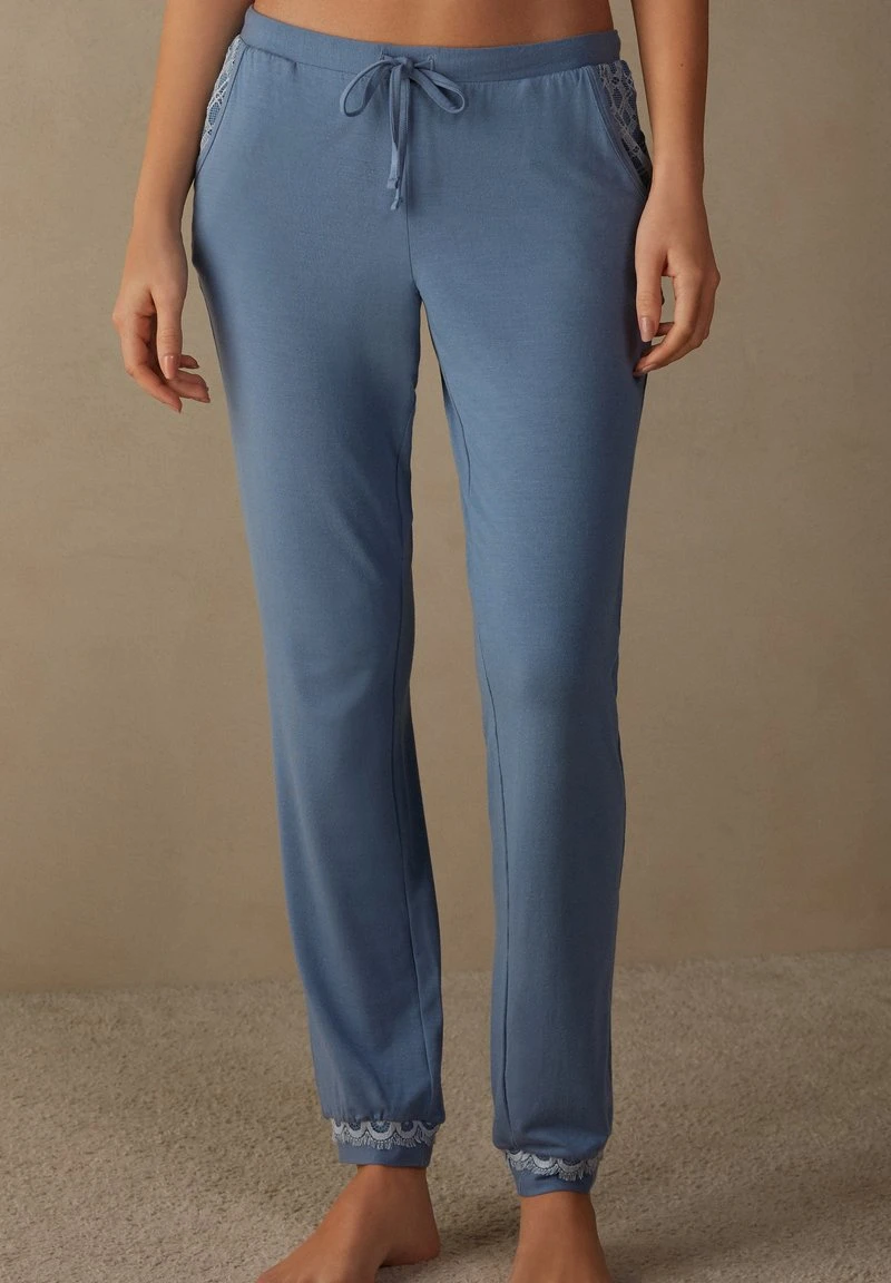 Intimissimi Damen Nachtwäsche Hose - Blue Sugar Paper Blue 3 Intimissimi Damen Nachtwäsche Hose - Blue Sugar Paper Blue