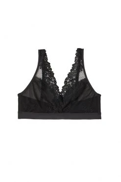 Intimissimi Damen TRIANGEL SPITZE PRETTY FLOWERS - Triangel BH - Schwarz Black -INTIMISSIMI Verkäufe 89505e2966864c5e8c0c680cde8d7424