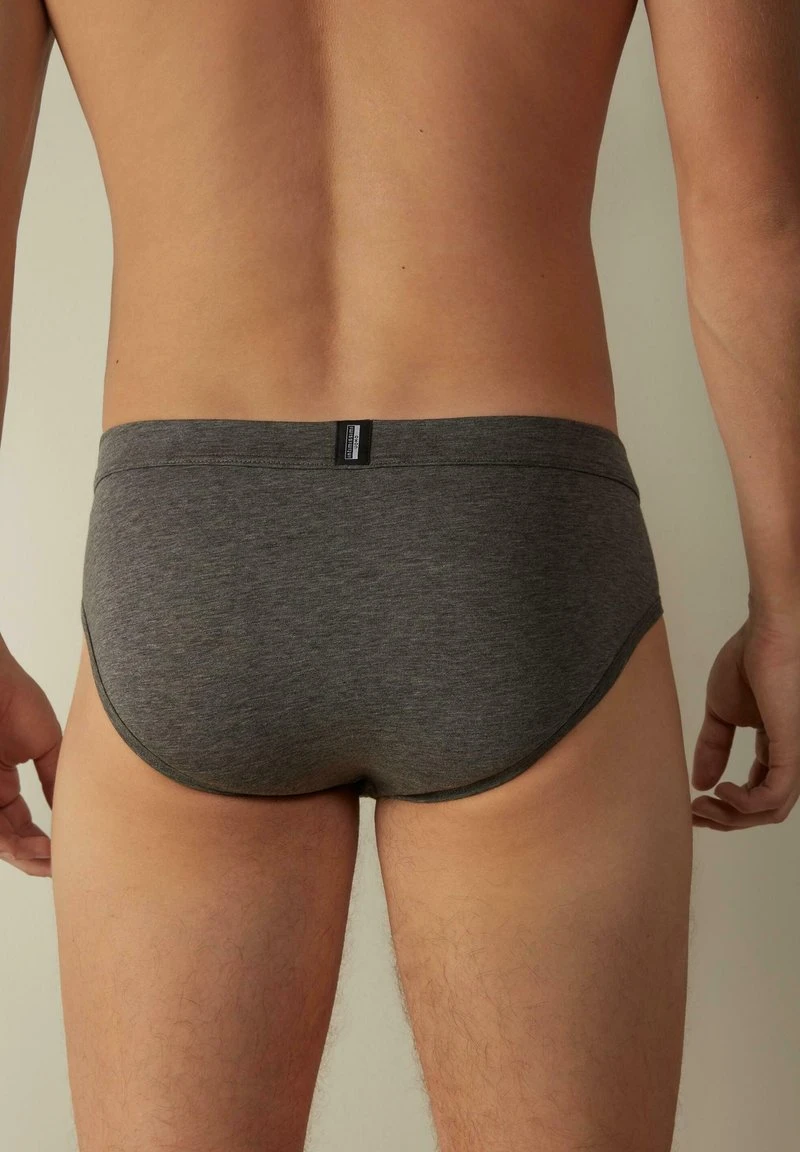 Intimissimi Herren Slip - Dunkelgrau- Graphite Grey Blend/blue 4 Intimissimi Herren Slip - Dunkelgrau- Graphite Grey Blend/blue – Bild 2