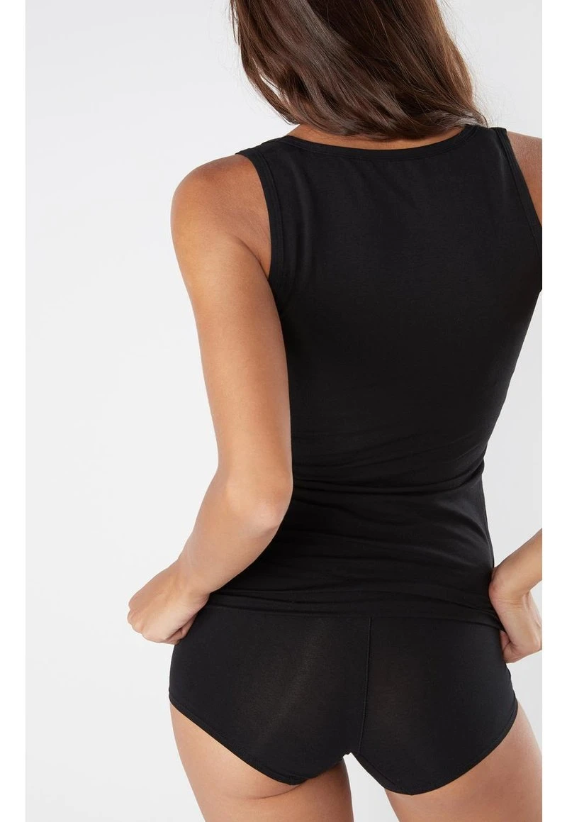 Intimissimi Damen TRÄGER-SHIRT MIT BREITEN TRÄGERN AUS NATURBAUMWOLLE - Unterhemd/-shirt - Nero 4 Intimissimi Damen TRÄGER-SHIRT MIT BREITEN TRÄGERN AUS NATURBAUMWOLLE - Unterhemd/-shirt - Nero – Bild 2