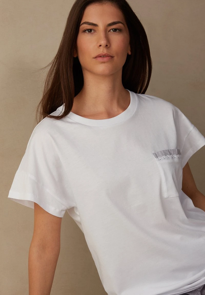 Intimissimi Damen Nachtwäsche Shirt - Weiss 6 Intimissimi Damen Nachtwäsche Shirt - Weiss – Bild 4