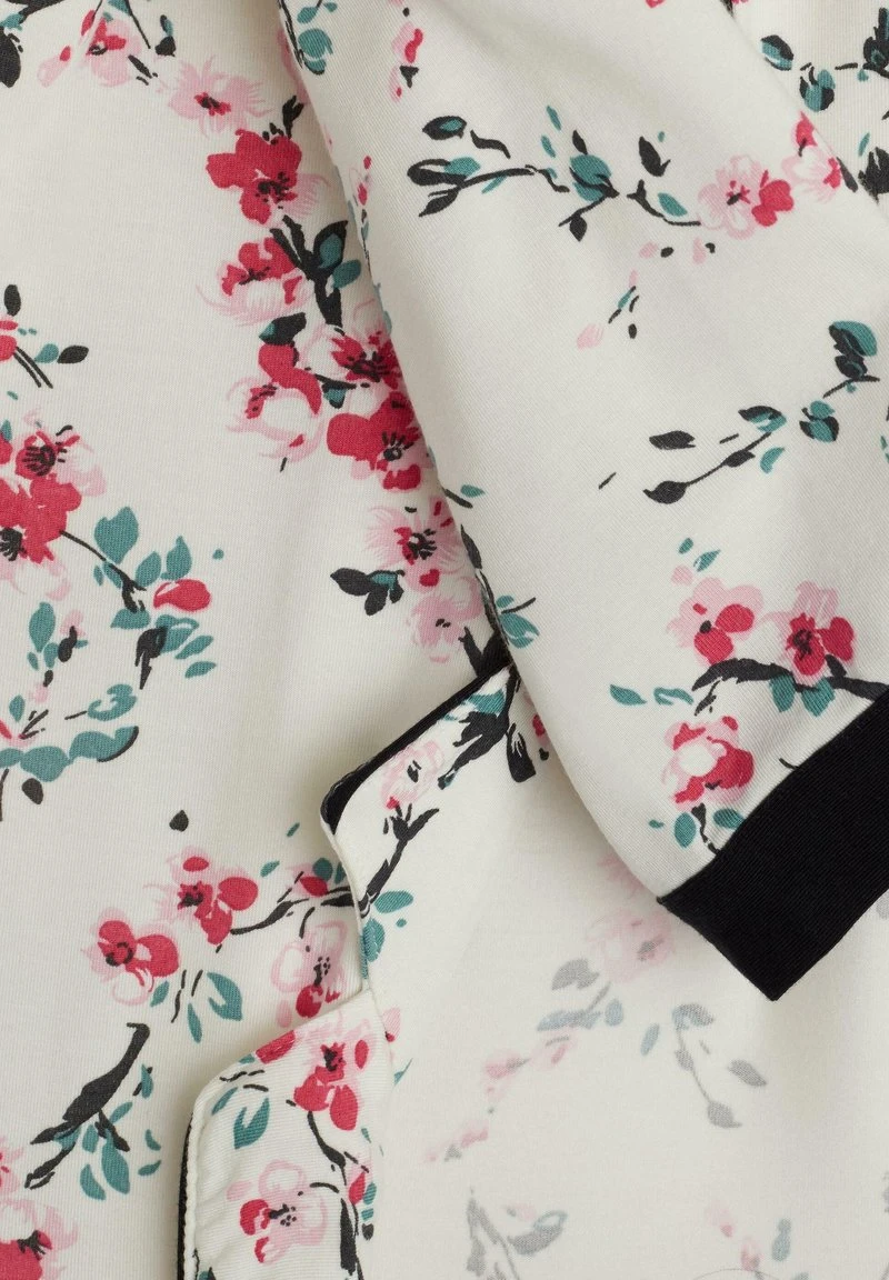 Intimissimi Damen LANGÄRMELIGES VORNE OFFENES - Nachtwäsche Shirt - Puderweiss Blumenprint 9 Intimissimi Damen LANGÄRMELIGES VORNE OFFENES - Nachtwäsche Shirt - Puderweiss Blumenprint – Bild 7